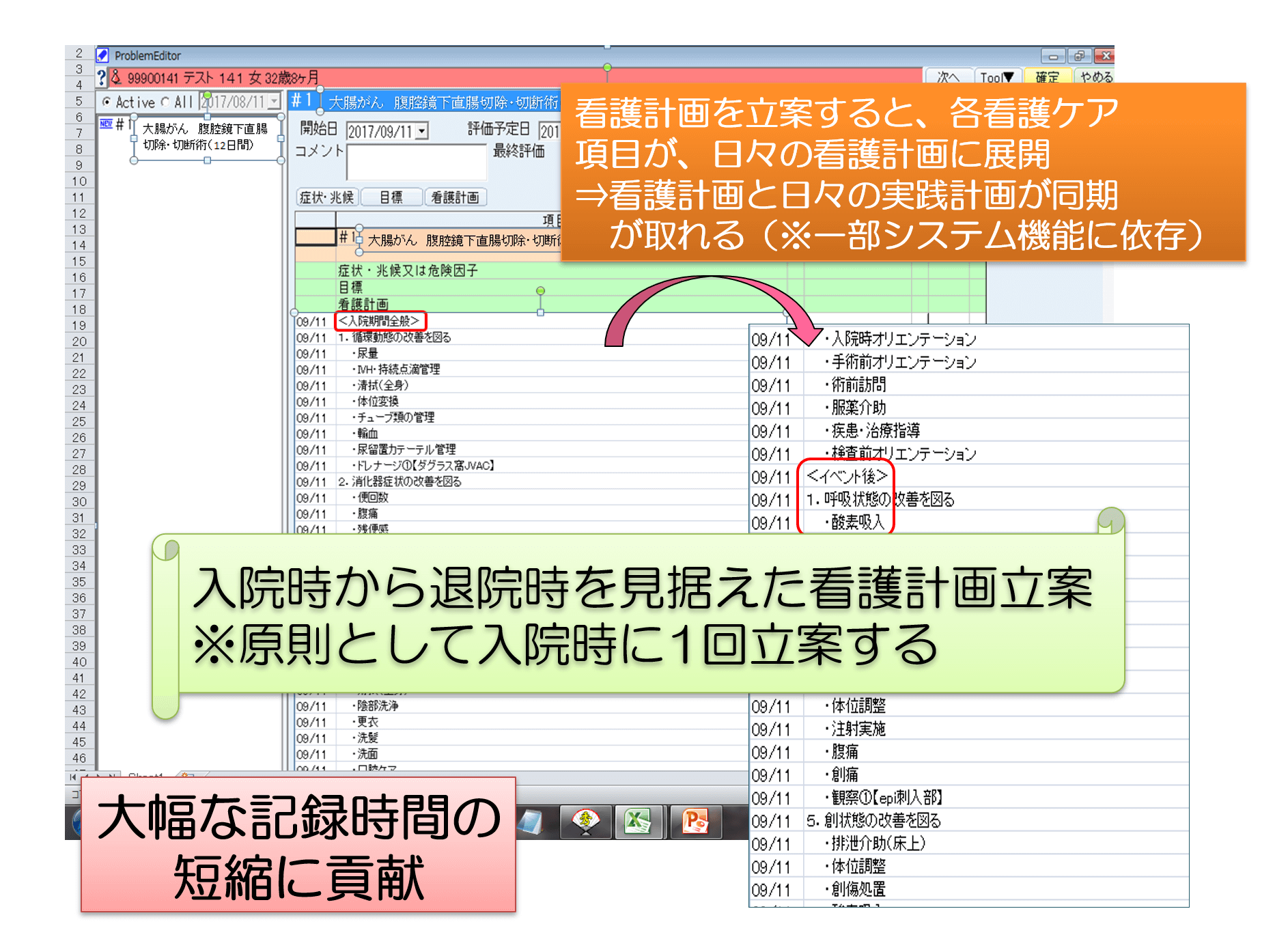 大幅な記録時間の短縮に貢献